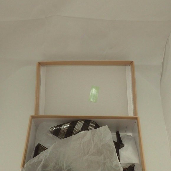 NIB MICHAEL KORS 40R6MFMP3D BLK & SLV PUMP 6.5 - Picture 7 of 8